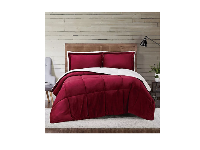 3 Piece Fleece Comforter Set