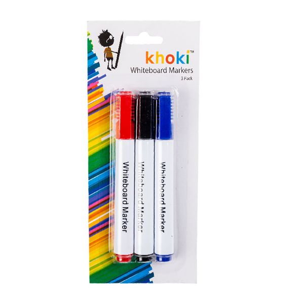 Whiteboard Markers - Red, Black &amp; Blue - 3 Pack