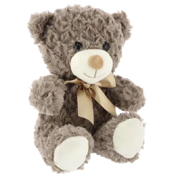 Sitting Teddy Bear Plush Toy - Brown - 20cm