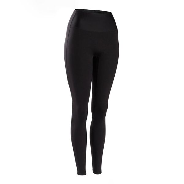 Domyos Women's high-waisted cardio fitness leggings - black