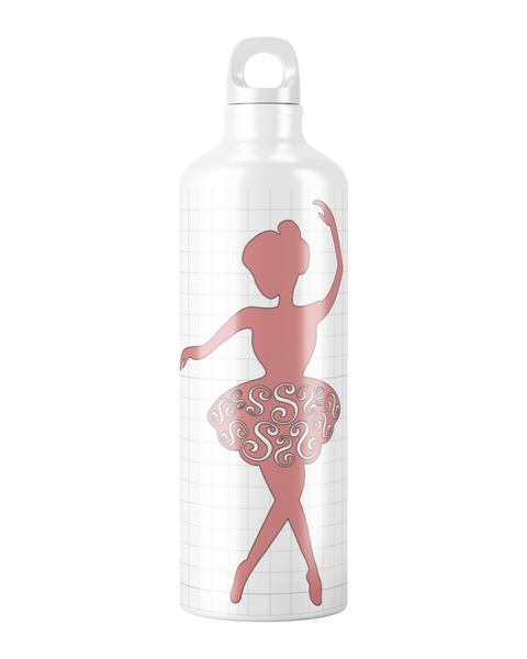 Katz Designs - Metal Water Bottle - Ballet