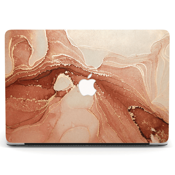 Copper Marble Designer Case compatible with MacBook Air 15" M2/M3/M4