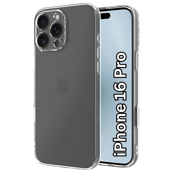 Transparent Clear Case Compatible with iPhone 16 Pro - Phone Cover
