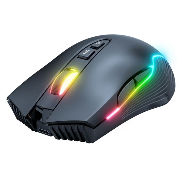 Wireless Gaming Mouse Compatible with PC (Black)
