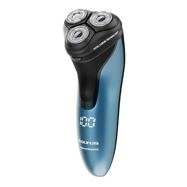 Taurus 3 Side Water Shave Cordless Shaver Blue