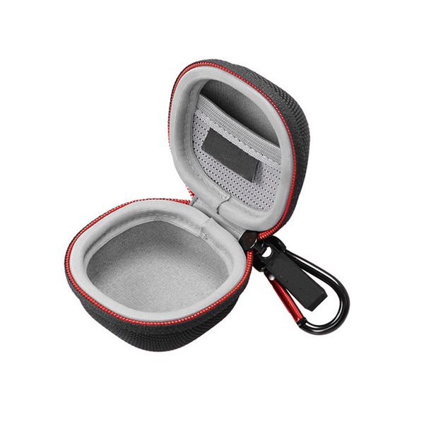 Portable mini anti-fall hard shell EVA black headphone storage box