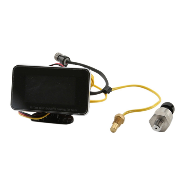 3 In1 Lcd Car Digital Gauge Voltmeter/Oil Pressure/Water Temp 12-24V