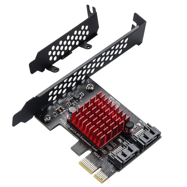 Pcie To 2 Ports Sata 3.0 6 Gbps Ssd Adapter Pci-E Pci Express