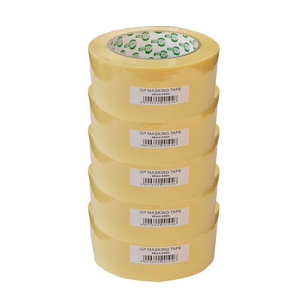 Masking Tape Avast General Purpose 48mmx40m (5 Pack)