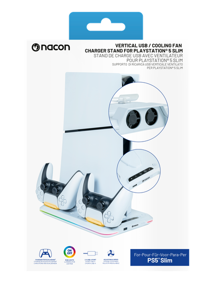 Nacon Ps5 Charging Station with Fan