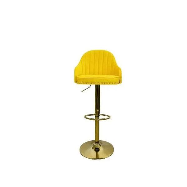 Bar stool with Gold Frame &amp; Velvet Seat