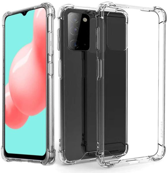 Clear Shock Resistant Armor Cover for Galaxy A32 LTE/4G