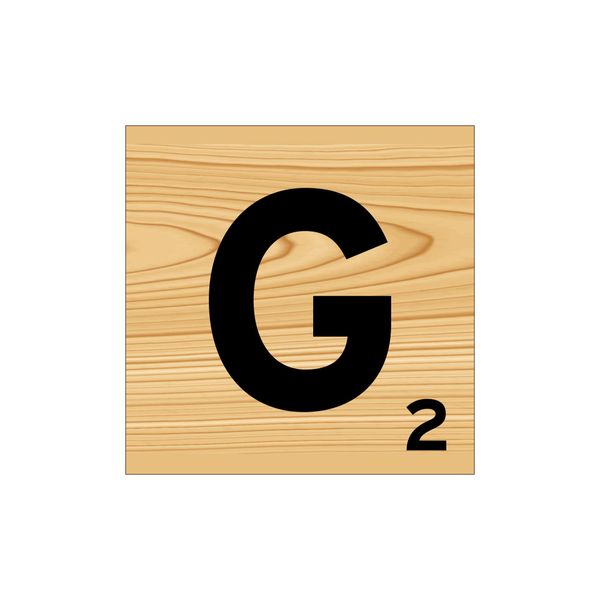 Scrabble Wall Art - G