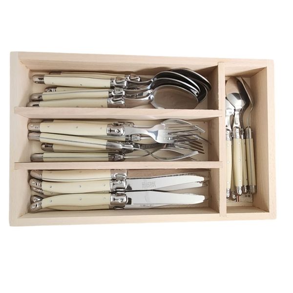 Andre Verdier Cutlery Set 24-piece - Ivory