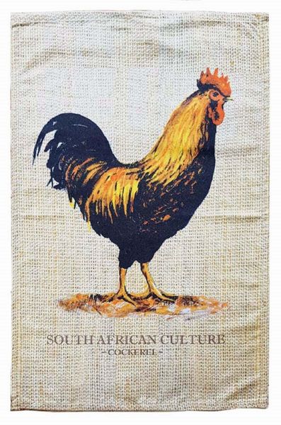 Rooster Tea Towel Dish Cloth 67x44,5cm