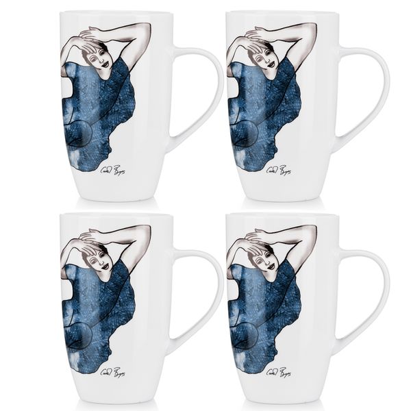 Carrol Boyes Mug Set of 4 - Graceful