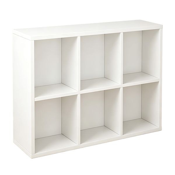 6 Cube Bookcase Storage Shelf Space Saving for Bedroom Living Room Office