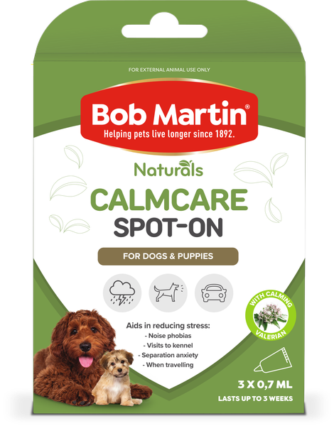 BOB MARTIN Naturals Calmcare Spot-On for Dogs &amp; Puppies 3 x 0,7ml