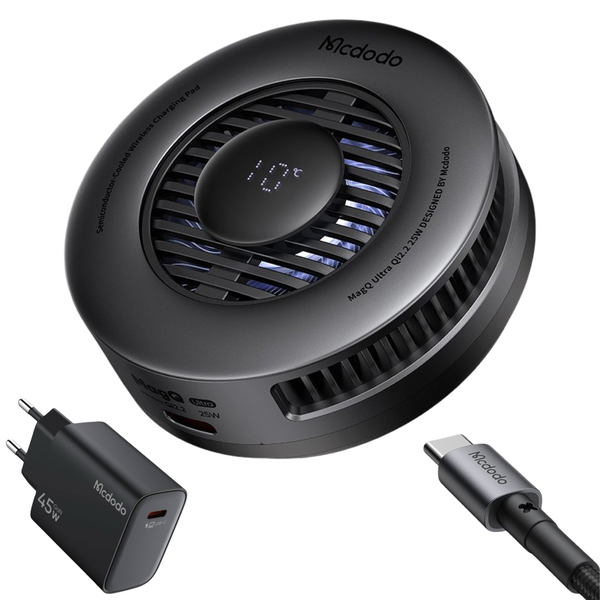 Mcdodo Certified Qi2 25w MagSafe Charger, Qi2 Wireless Charger 45W Charger
