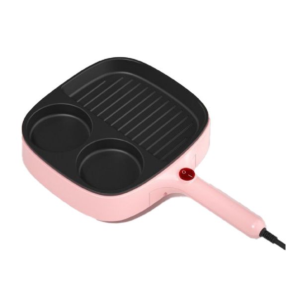 3-in-1 Electric Frying Pan - Pink