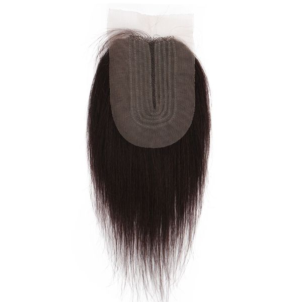 Joedir Human hair Middle Part Lace Closure Nature Black N4 4*2 STW 8