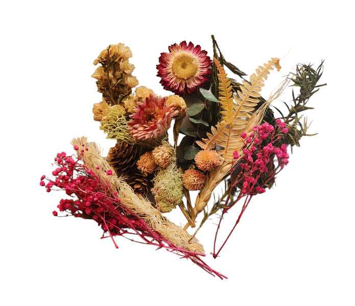 Dried flower selection for resin and crafts