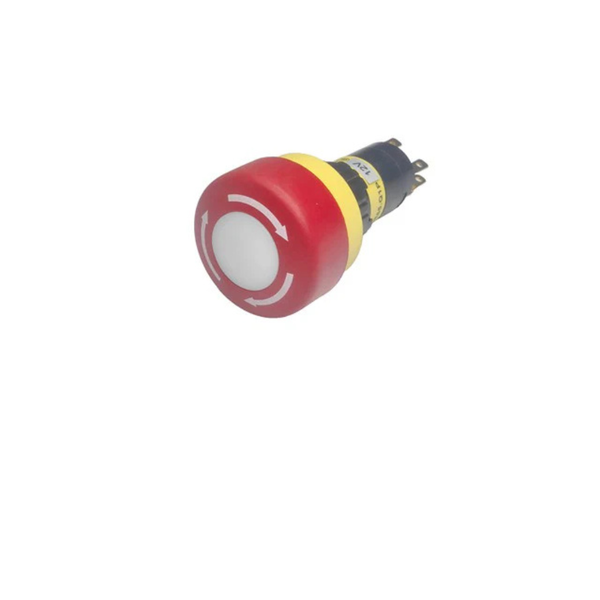 PBME25TRP-L12-65 25mm Emergency Push Button Rotary Release 12V LED IP65