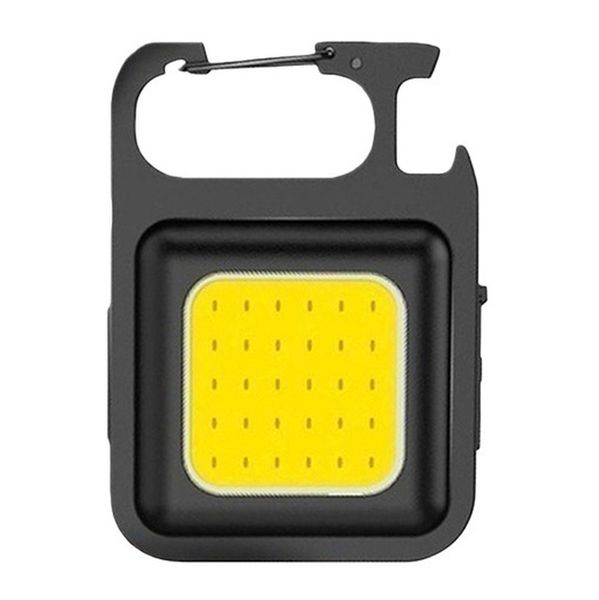Super Bright Mini COB Keychain Flashlight 500MA with Magnet and 4 Modes