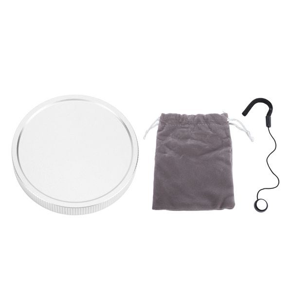 Silver Aluminum Lens Cover For Fujifilm Mini 90