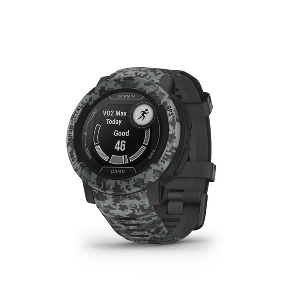 Garmin Instinct 2 Camo Edition Rugged Smartwatch (45mm) - Graphite Camo