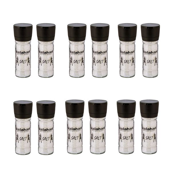 Royal Ancient Desert - Kalahari Salt - Box of 12 130g Glass Grinders