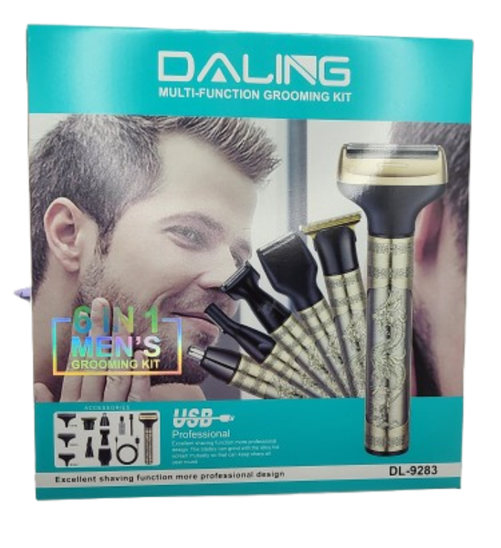 6 In 1 Mens Grooming Kit