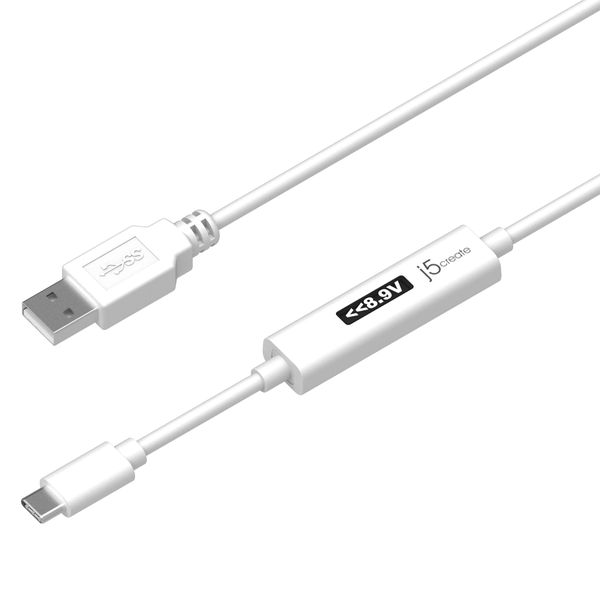 J5create JUCP13 USB-C Dynamic Power Meter Charging Cable