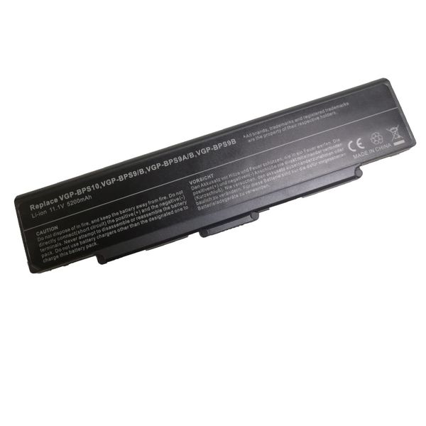 Reliable, Long-lasting Vibrant Battery for Sony VAIO VGN-CR13 (VGP-BPS9/S)