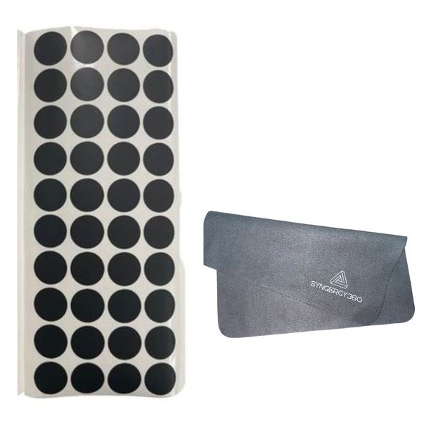 Light Blocking LED Stickers - 120 Pack With Synergy360 Cloth