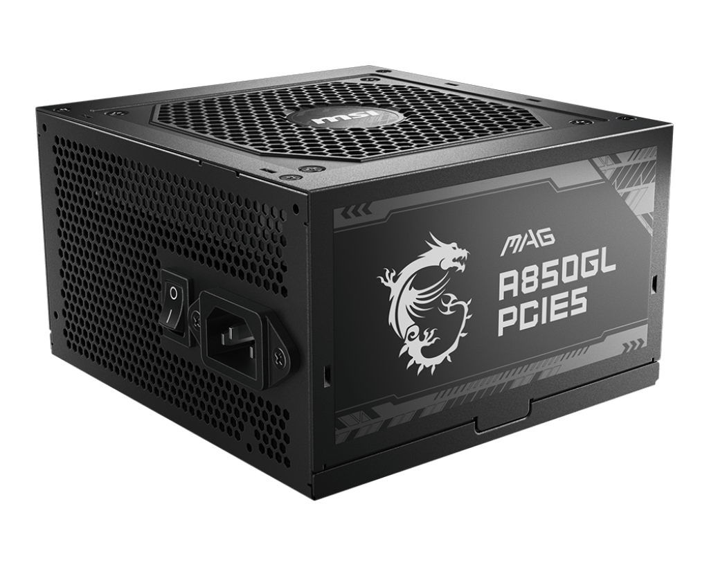 MSI MAG A850GL PCIE5 850W 80 Plus Gold PCIe 5.0 Fully Modular