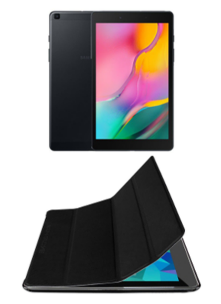 Samsung Galaxy Tab A 10.1" Tablet Black &amp; BodyGlove Smartsuit Case - Bundle