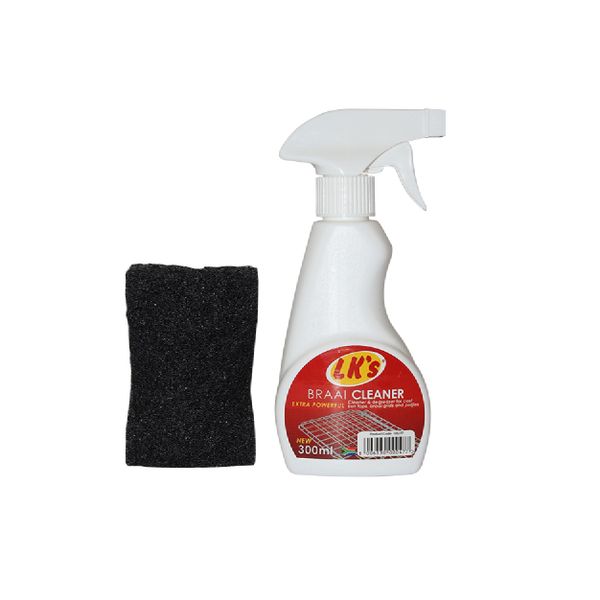 LK's Braai Cleaner with Free Sponge 300ml