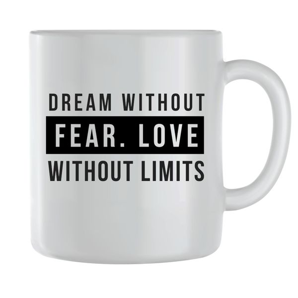Without limits Coffee Mugs for Men Women Motivational Saying Graphic Cup247