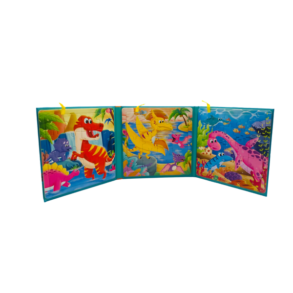 3-in-1 Step 3 Wooden Leveled Up Puzzle for Kids - 61 Pieces