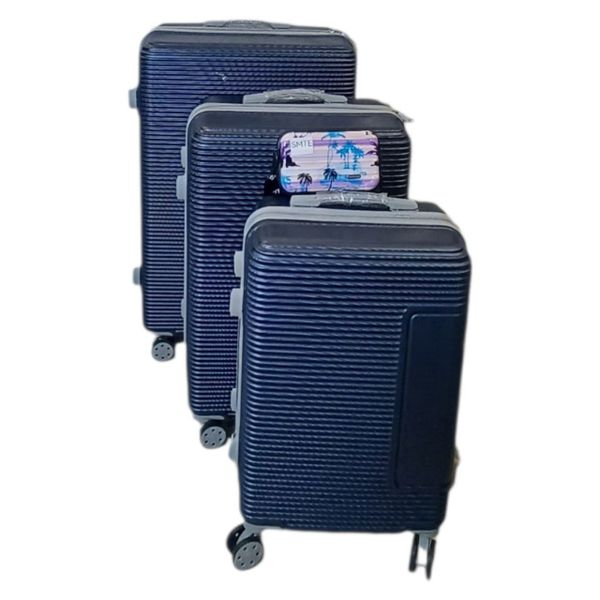 Galaxy 4-Piece Hard Shell Luggage Set - Blue