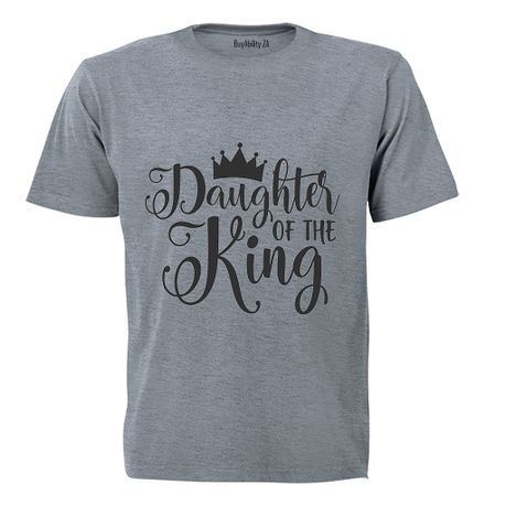 Daughter of the King - Kids T-Shirt - Grey