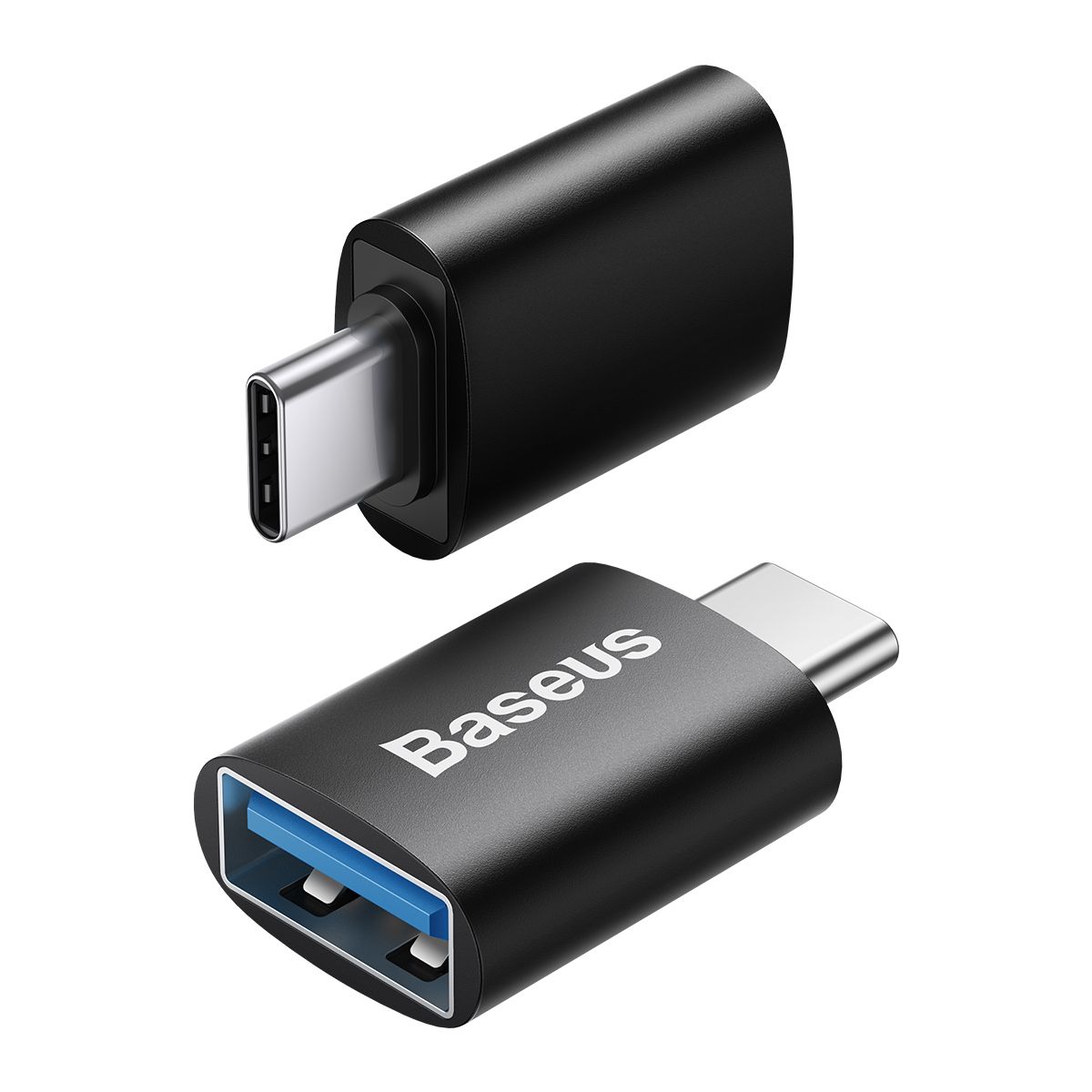 Baseus Adattatore OTG Ingenuity Da USB-C A USB-A 3.1 - Mini, Nero, Trasferimento 10 Gbps, Plug & Play