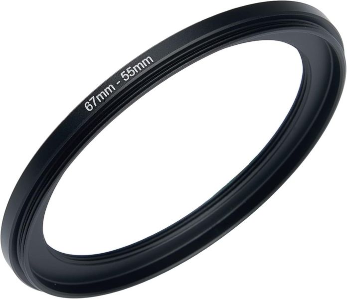 E-Photographic 67 to 55mm Lens Filter Step-Down Adapter Ring