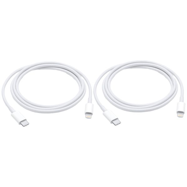 FocusElecro Pack of 2 Fast Charging 1m USB Type-C To Lightning Cable