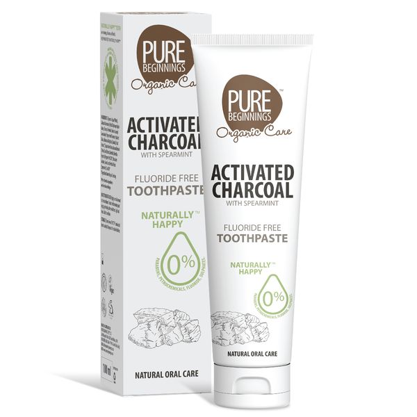 Pure Beginnings Activated Charcoal Toothpaste