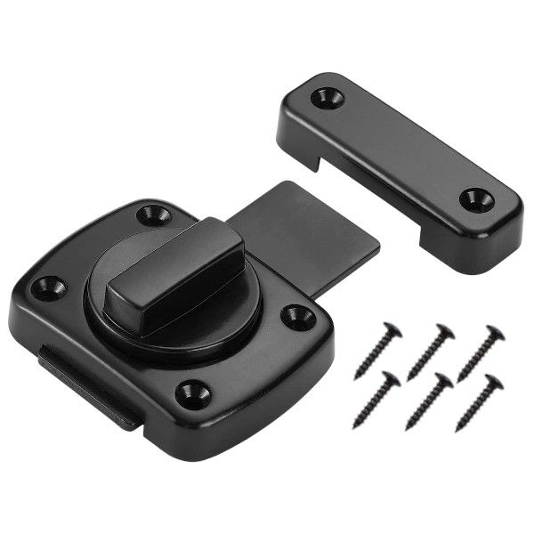 1 Piece - Large Universal Anti-Theft Door Lock - Black