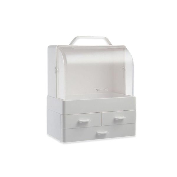 Cosmetic Storage Box White