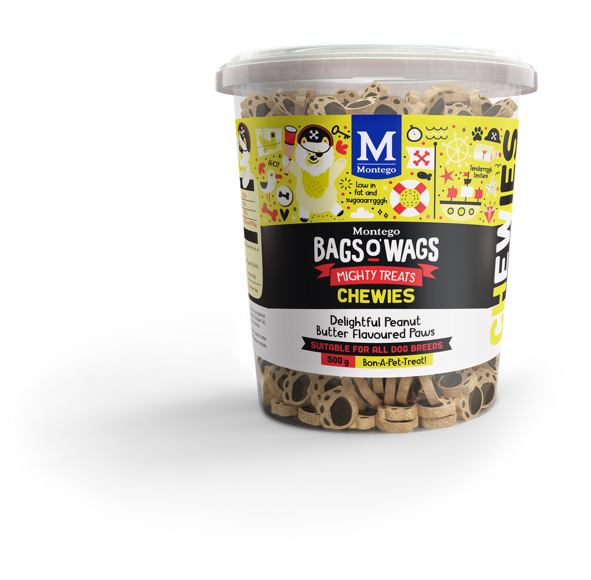 Montego Bags O Wags Peanut Butter Paws Chewies 500g Buy Online In South Africa 3747