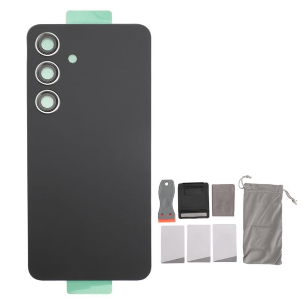 S24 Back Cover Black w/Camera Tape